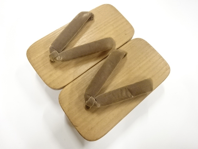 未使用品　男物桐下駄(23センチ)